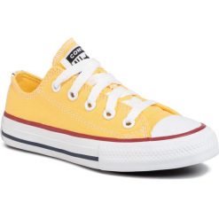 Trampki CONVERSE - Ctas Ox 666820C Topaz Gold/Garnet/White. Żółte trampki dziewczęce Converse, bez wzorów, z gumy, na sznurówki. Za 199,00 zł.