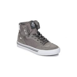 Buty Dziecko Supra VAIDER. Szare trampki chłopięce marki Supra. Za 195,30 zł.