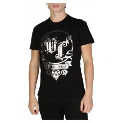 Versace Jeans Koszulka T-shirt B3GSB76M_36620. Koszulki męskie Versace Jeans, s, bez wzorów, z jeansu, bez kołnierzyka. Za 362,00 zł.