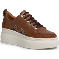 Sneakersy CYCLEUR DE LUXE - Cali CDLW202019 Cognac. Pomarańczowe półbuty damskie Cycleur De Luxe, bez wzorów, z zamszu, bez obcasa, bez zapięcia. Za 629,00 zł.