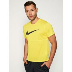 Koszulka techniczna NIKE Breathe Run CJ5386. Żółte koszulki męskie Nike, m, bez wzorów, z poliesteru, sportowe, bez rękawów. Za 99,00 zł.