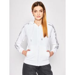 Bluza Armani Exchange 3HYM81 YJ89Z 1100. Białe bluzy damskie Armani Exchange, xs, bez wzorów, z bawełny, bez rękawów, bez kaptura. W wyprzedaży za 399,00 zł.