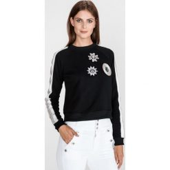 Just Cavalli Bluza Czarny. Czarne bluzy damskie Just Cavalli, m, z haftami, z bawełny, bez rękawów, bez kaptura. Za 1582,95 zł.