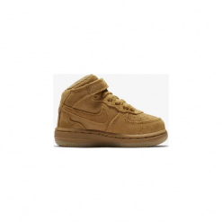 Buty Nike Force 1 Mid LV8 (TD) (859338-701). Buty chłopięce sportowe Nike, ze skóry, bez zapięcia. Za 159,99 zł.