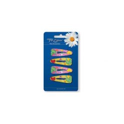 TOP CHOICE Spinka "PYK" Serca żółte i różowe 4szt 6523224. Czerwone ozdoby do włosów TOP CHOICE. Za 3,73 zł.