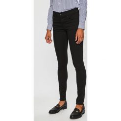 Polo Ralph Lauren - Jeansy. Czarne jeansy damskie Polo Ralph Lauren, bez wzorów, z elastanu. W wyprzedaży za 359,90 zł.