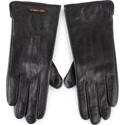 Rękawiczki Damskie TRUSSARDI JEANS - 59Z00166 K299. Czarne rękawiczki damskie Trussardi Jeans, bez wzorów, z jeansu. Za 299,00 zł.