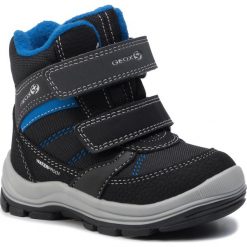 Śniegowce GEOX - B Trivor B.Bwpf A B943TA 0CE54 C0245 M Black/Royal. Czarne śniegowce chłopięce Geox, bez zapięcia. W wyprzedaży za 239,00 zł.