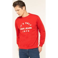 Bluza Pepe Jeans Arnold PM581717. Niebieskie bluzy męskie Pepe Jeans, xl, bez wzorów, z bawełny, bez kołnierzyka, bez rękawów, bez kaptura. W wyprzedaży za 219,00 zł.