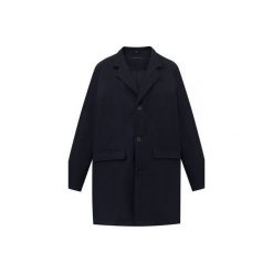 PŁASZCZ PARKA DENIM. Czarne płaszcze męskie marki The Hive, xl, bez wzorów, z denimu, bez kaptura. Za 449,00 zł.