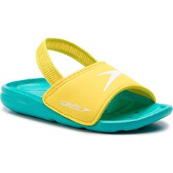 Sandały SPEEDO - Atami Sea Squad Sld Iu 8-11299B943 Blue/Yellow. Żółte sandały dziewczęce Speedo, z tworzywa sztucznego. Za 79,99 zł.