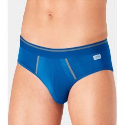 Slipy "Move Fly" w kolorze niebieskim. Niebieskie slipy męskie Triumph & Sloggi, m, bez wzorów. W wyprzedaży za 39,95 zł.
