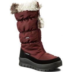 Buty zimowe damskie: Śniegowce MANITU – 991174 Bordeaux 41