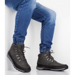 Trapery męskie TR-4/Q1251 Szare. Szare buty trekkingowe męskie NEST, z tkaniny, bez zapięcia. Za 98,00 zł.