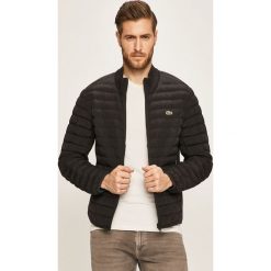 Lacoste - Kurtka. Niebieskie płaszcze męskie Lacoste, m, bez wzorów, z elastanu, krótkie, bez kaptura. W wyprzedaży za 699,90 zł.