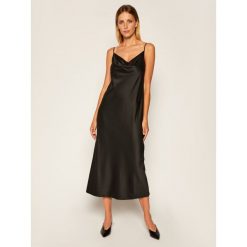 Sukienka koktajlowa Max Mara Leisure Teoria 32260106. Czarne sukienki damskie Max Mara Leisure, xs, bez wzorów, wizytowe, bez kołnierzyka, bez rękawów. Za 629,00 zł.