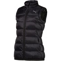 Puma Pwrwarm Packlite 600 Dwn Vst Black S. Czarne kamizelki damskie Puma, s, bez wzorów, z puchu, bez kaptura. W wyprzedaży za 309,00 zł.