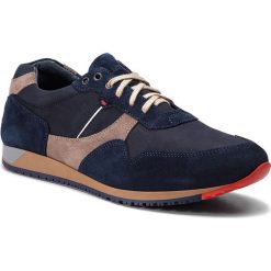 Sneakersy QUAZI - QZ-12-02-000092 607. Niebieskie sneakersy męskie QUAZI, na co dzień, bez wzorów, ze skóry, bez zapięcia. W wyprzedaży za 169,00 zł.