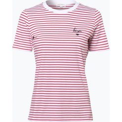 ARMEDANGELS - T-shirt damski – Lida, czerwony. Czerwone t-shirty damskie marki ARMEDANGELS, xl, w paski, bez kołnierzyka. Za 179,95 zł.