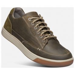 Keen Męskie Trampki Glenhaven Sneaker M, Canteen/Dark Olive, 42. Zielone buty sportowe męskie marki Keen, ze skóry. Za 449,00 zł.