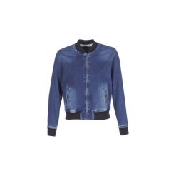 Kurtki krótkie Pepe jeans BRANDY. Niebieskie kurtki damskie Pepe Jeans, s, bez wzorów, z jeansu, krótkie, bez kaptura. Za 495,20 zł.
