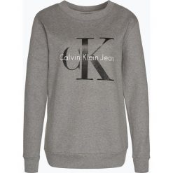 Bluzy damskie: Calvin Klein Jeans – Damska bluza nierozpinana, szary