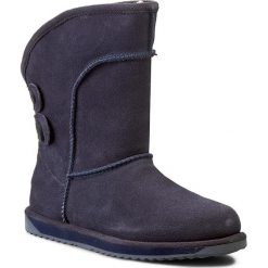 Buty EMU AUSTRALIA - Charlotte W10843 Indigo. Niebieskie buty zimowe damskie EMU Australia, z gumy. W wyprzedaży za 499,00 zł.