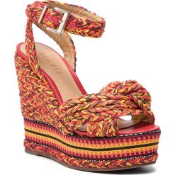 Espadryle SCHUTZ - S 03139 0265 0002 U Multi Orange. Pomarańczowe espadryle damskie Schutz, bez wzorów, ze skóry, bez obcasa, na obcasie. Za 789,00 zł.