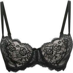 Biustonosz balkonetka bonprix czarno-cielisty. Czarne biustonosze marki bonprix. Za 54,99 zł.