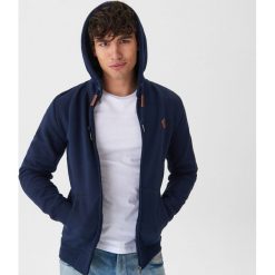 Rozpinana bluza z kapturem - Granatowy. Niebieskie bluzy męskie House, s, bez wzorów, z kapturem, bez rękawów, z kapturem. Za 59,99 zł.