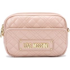 Love Moschino Cross body bag Beżowy. Brązowe torebki klasyczne damskie Love Moschino, w paski, z materiału, bez dodatków. Za 705,95 zł.
