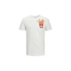 T-shirty z krótkim rękawem Jack Jones 12136539 CUBE TEE. Brązowe t-shirty męskie Jack & Jones, xl, bez wzorów, bez kołnierzyka, krótkie. Za 70,91 zł.