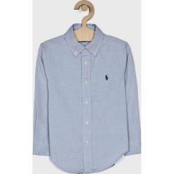 Polo Ralph Lauren - Koszula dziecięca 92-104 cm. Niebieskie koszule chłopięce z bawełny, casualowe, polo, długie. Za 259,90 zł.