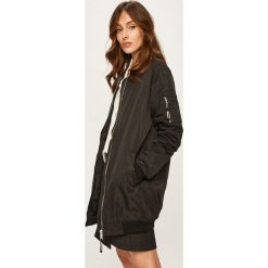Answear - Kurtka bomber. Zielone kurtki damskie ANSWEAR, s, bez wzorów, z poliesteru, długie, bez kaptura. Za 189,90 zł.