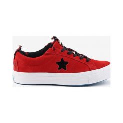 Converse One Star Hello Kitty Tenisówki Czerwony. Czerwone trampki i tenisówki damskie Converse, z motywem z bajki, z materiału, bez zapięcia. Za 430,95 zł.