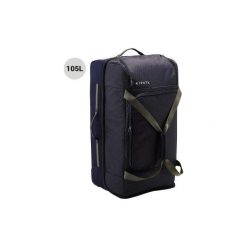 Torba sportowa na kółkach CLASSIC 105 L. Niebieskie torby męskie sportowe KIPSTA, bez wzorów, z poliesteru, sportowe. Za 259,99 zł.