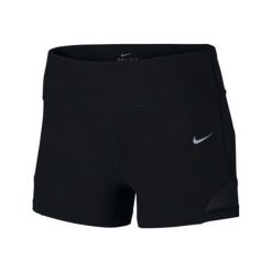 Nike 3 "EPIC LUX KRÓTKI, 10 | URUCHOMIENIE | KOBIETY | KRÓTKI | CZARNY / CZARNY / ODBLASKOWY SILV | L. Czarne spodenki sportowe damskie Nike, l, bez wzorów, sportowe, krótkie, outdoorowe. W wyprzedaży za 204,19 zł.