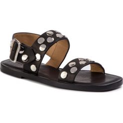 Sandały JIL SANDER NAVY - JN32050A Black 999. Czarne klapki damskie Jil Sander Navy, bez wzorów, ze skóry, bez obcasa, na obcasie. W wyprzedaży za 729,00 zł.
