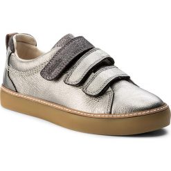 Półbuty CLARKS - Brill Sky Jnr 261288696 Gun Metal Lea. Szare bez kategorii marki Clarks, ze skóry. W wyprzedaży za 159,00 zł.