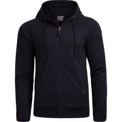 Bluza męska BLM601 - czarny - Outhorn. Czarne bluzy męskie Outhorn, na lato, m, bez wzorów, z poliesteru, z kapturem, bez rękawów, bez kaptura. W wyprzedaży za 49,99 zł.