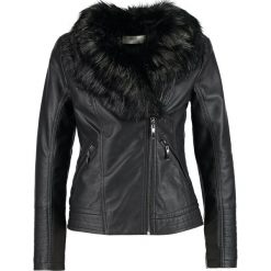 Kurtki damskie: Wallis Petite GLAM BIKER Kurtka ze skóry ekologicznej black