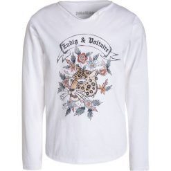 Zadig & Voltaire Bluzka z długim rękawem weiss. Białe bluzki dziewczęce marki Zadig & Voltaire, z bawełny, z długim rękawem. Za 239,00 zł.