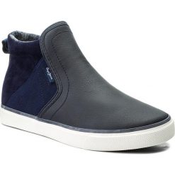 Botki PEPE JEANS - Traveler Elastic PBS30305 Navy 595. Niebieskie buty zimowe damskie marki Pepe Jeans, z jeansu. W wyprzedaży za 189,00 zł.