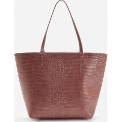 Torebka shopper - Różowy. Różowe torby damskie na zakupy Reserved, bez wzorów, bez dodatków. Za 99,99 zł.