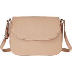 Mała torebka na ramię bonprix cielisty vintage. Brązowe torebki klasyczne damskie bonprix, bez wzorów, vintage, na ramię, małe, bez dodatków. Za 49,99 zł.