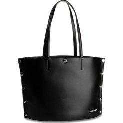 Torebka CALVIN KLEIN - Rivet Ew Tote W/ Round Bottom K60K605810 Bds. Czarne torebki klasyczne damskie Calvin Klein, bez wzorów, ze skóry ekologicznej, klasyczne, bez dodatków. Za 699,00 zł.