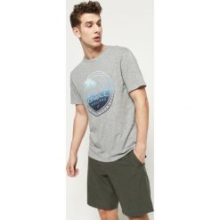 O'Neill Palm Island Koszulka Szary. Szare podkoszulki męskie O'Neill, s, z haftami, z bawełny, z krótkim rękawem. Za 137,95 zł.