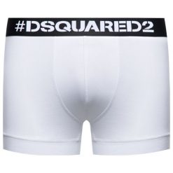 Bokserki Dsquared2 Underwear D9LC62290. Czarne bokserki męskie Dsquared2 Underwear, bez wzorów, z elastanu. W wyprzedaży za 159,00 zł.