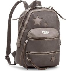 Plecak NOBO - NBAG-D4040-C019 Szary. Pomarańczowe plecaki damskie marki Nobo, ze skóry ekologicznej, eleganckie. W wyprzedaży za 139,00 zł.