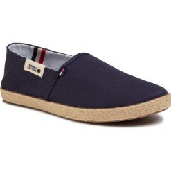 Espadryle TOMMY JEANS - Summer Shoe EM0EM00423 Twilight Navy C87. Niebieskie espadryle męskie Tommy Jeans, bez wzorów, z jeansu. W wyprzedaży za 179,00 zł.